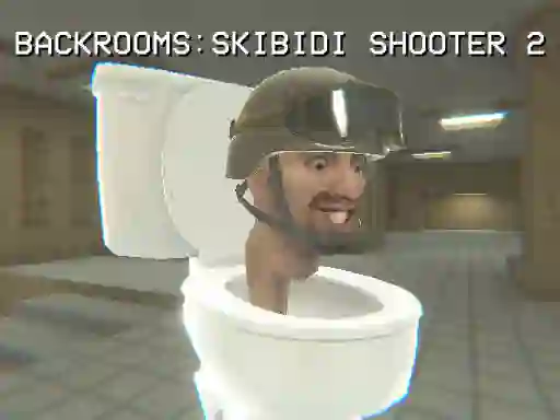 Backrooms: Skibidi Shooter 2 เกมออนไลน์