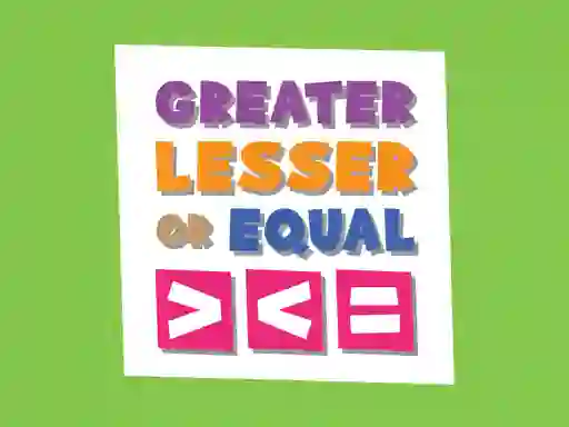 Greater Lesser Or Equal เกมออนไลน์