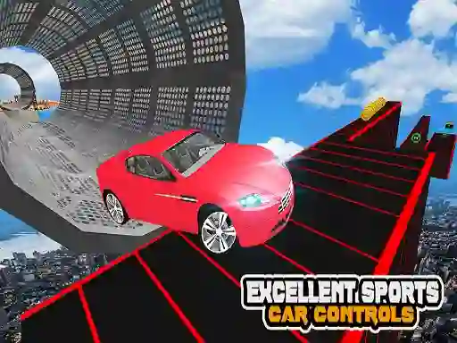 Mega Car Ramp Impossible Stunt เกมออนไลน์