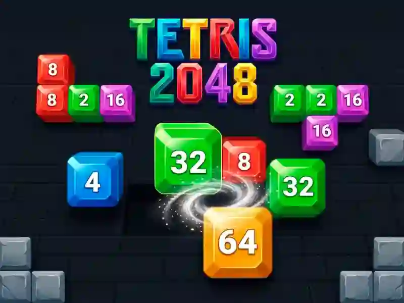 Tetris 2048 เกมออนไลน์