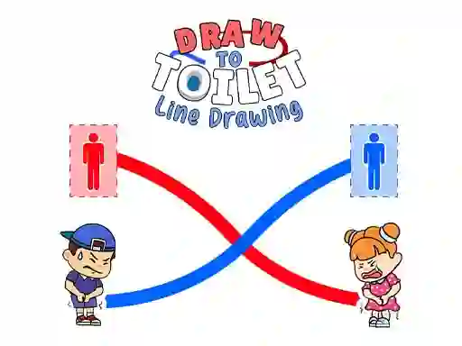 Draw To Toilet Line Drawing เกมออนไลน์