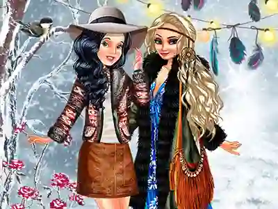 Boho Winter With Princess เกมออนไลน์