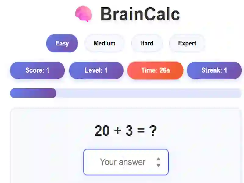 BrainCalc เกมออนไลน์