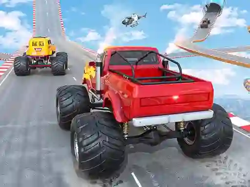 Mega Ramp Monster Truck Race เกมออนไลน์