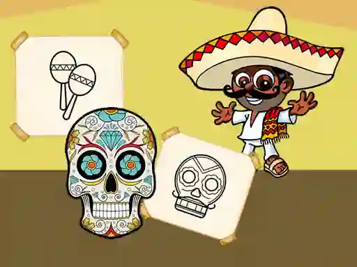 Crazy Mexican Coloring เกมออนไลน์