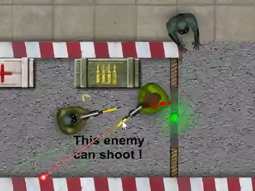 Zombie Shooting 2D เกมออนไลน์