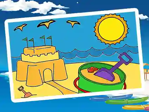 Summer Coloring Pages เกมออนไลน์