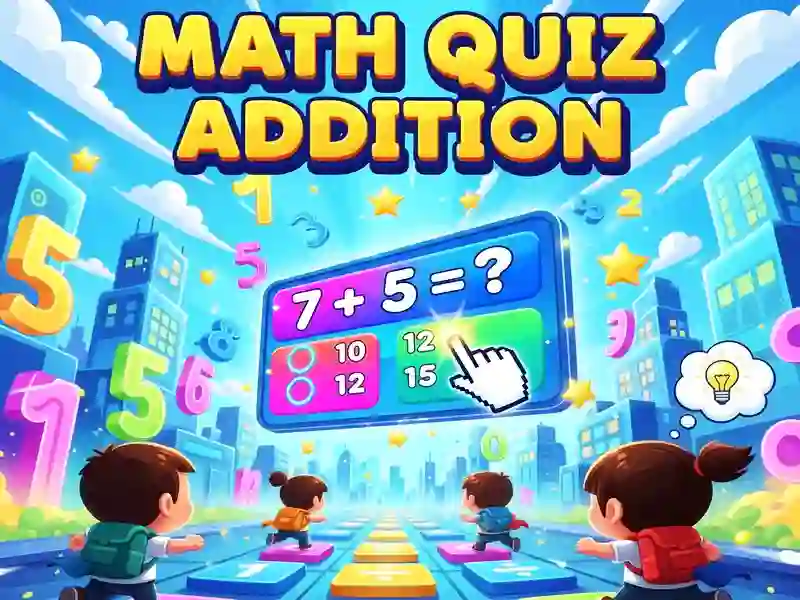Math Quiz Addition เกมออนไลน์
