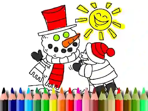 Back To School: Winter Time Coloring เกมออนไลน์
