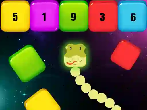 Snake Blocks and Numbers เกมออนไลน์