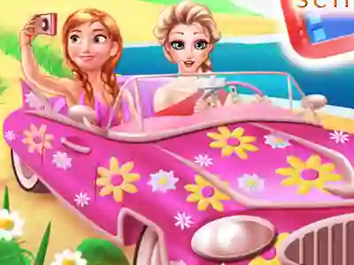 Princesses Road Trip Fun เกมออนไลน์