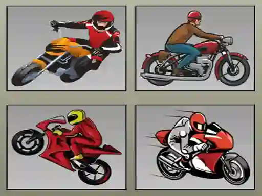 Racing Motorcycles Memory เกมออนไลน์