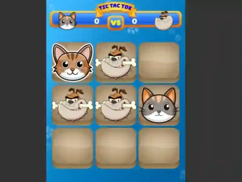 Tic Tac Toe Cat เกมออนไลน์
