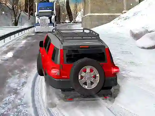 Heavy Jeep Winter Driving เกมออนไลน์
