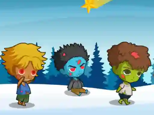 Zombie Bros In Frozen World เกมออนไลน์