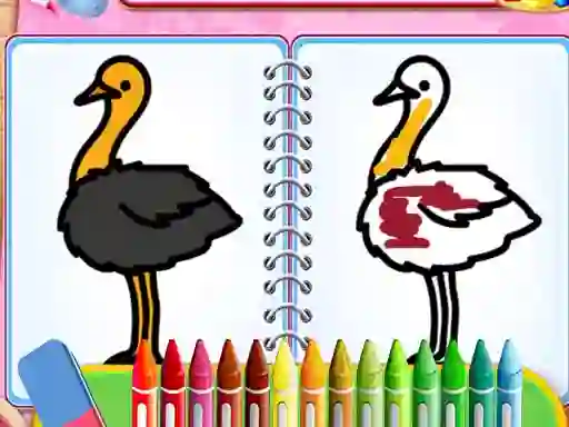 Coloring Birds Game เกมออนไลน์