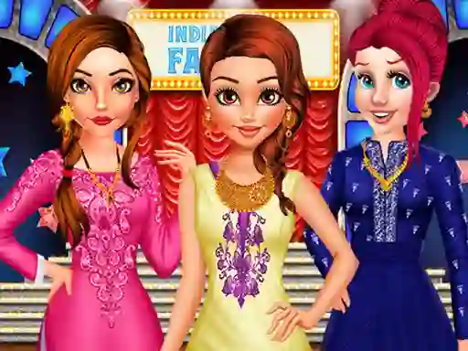 Princess indian gala fashion เกมออนไลน์