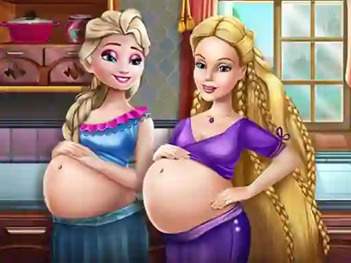 Happy Princesses Pregnant BFFS เกมออนไลน์