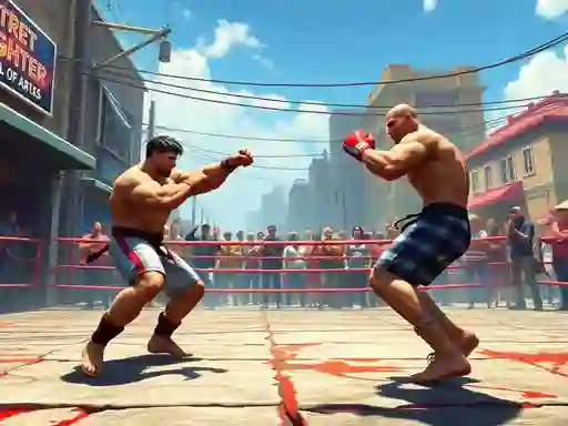 Real Street Fighter 3D เกมออนไลน์
