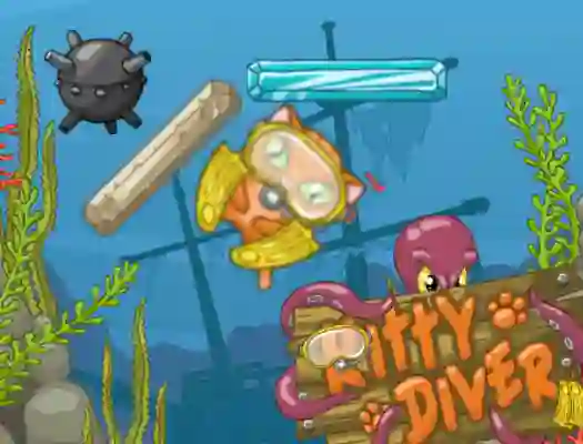 Kitty Diver เกมออนไลน์