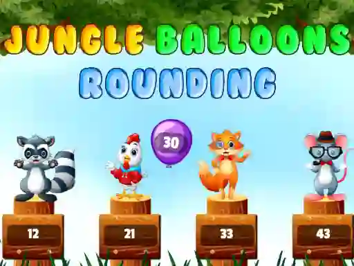 Jungle balloons rounding เกมออนไลน์
