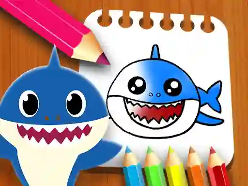 Baby Shark Coloring Book เกมออนไลน์