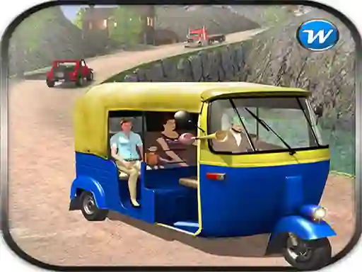 Public Tricycle Rickshaw driving เกมออนไลน์
