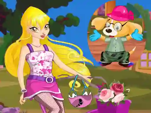 Winx Stella and Puppy เกมออนไลน์