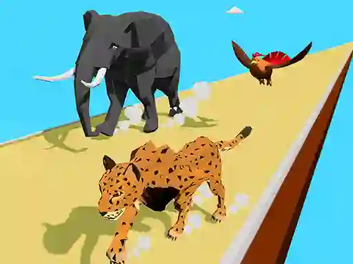 Animal Transform Race 3D เกมออนไลน์