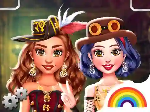 Princess Girls Steampunk Rivalry เกมออนไลน์
