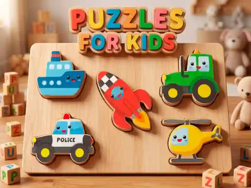 Puzzles For Kids เกมออนไลน์