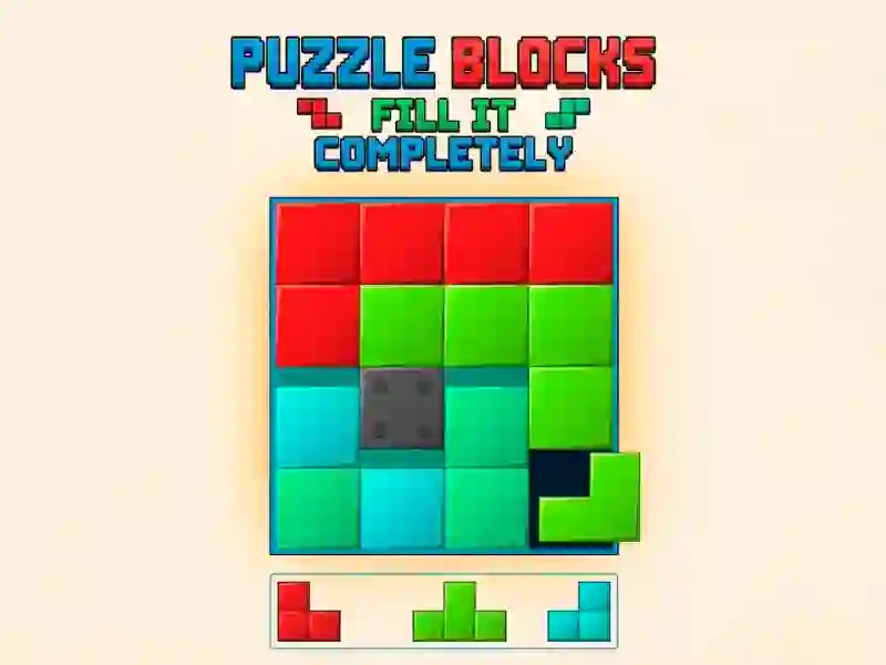 Puzzle Blocks: Fill It Completely เกมออนไลน์