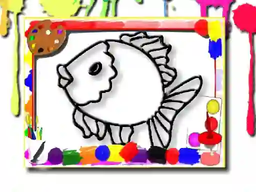 Fish Coloring Book เกมออนไลน์