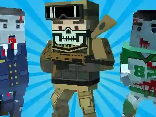 Blocky Shooting Arena 3D Pixel เกมออนไลน์