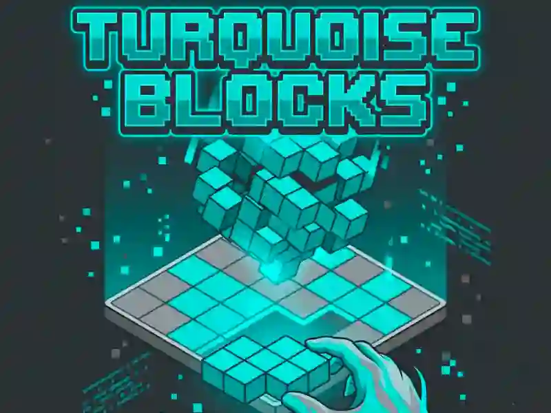 Turquoise Blocks เกมออนไลน์