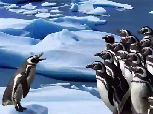 Penguins Slide เกมออนไลน์