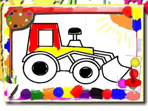 Back to School: Kids Car Coloring เกมออนไลน์