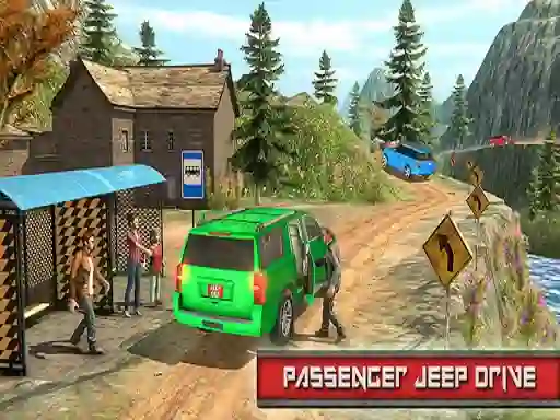 Jeep Passeger Offroad Mountain Simulation Game เกมออนไลน์