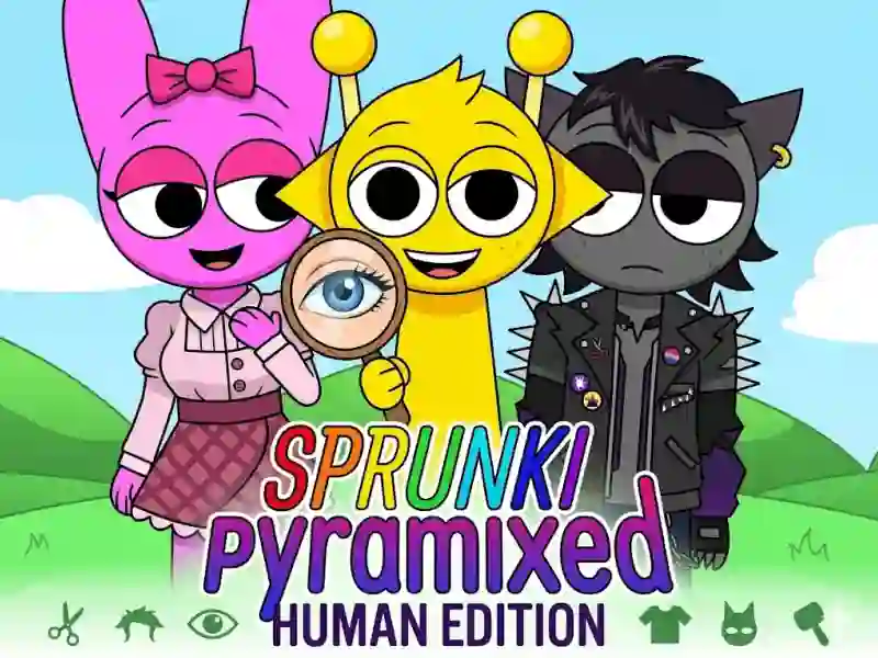 Sprunki Pyramixed: Human Edition เกมออนไลน์