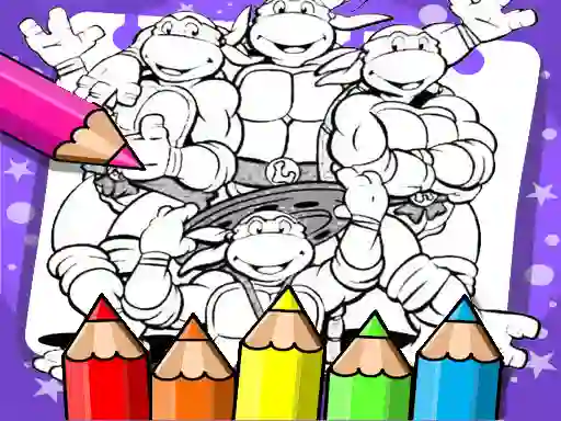 Ninja Turtle Coloring Book เกมออนไลน์