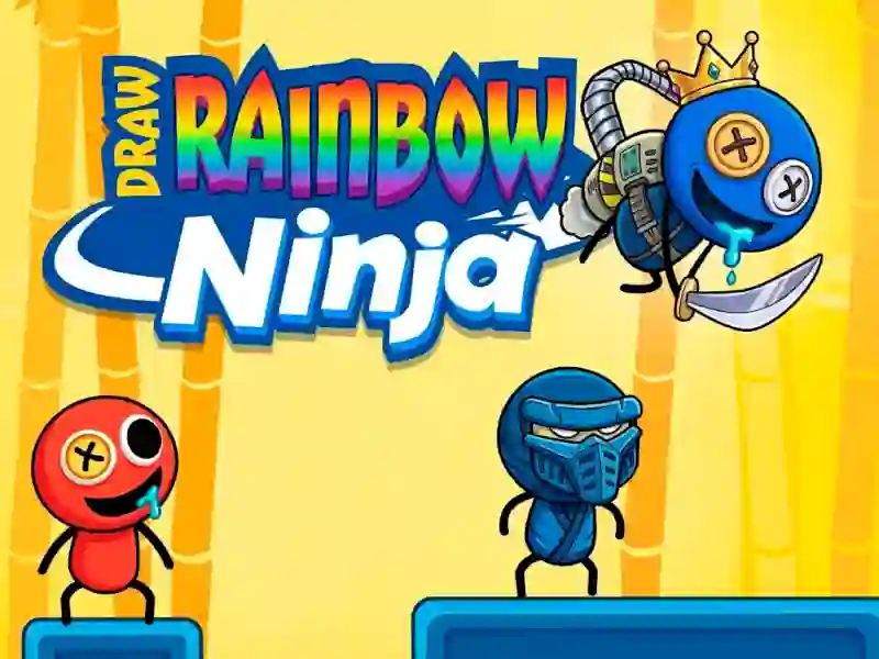 Draw Rainbow Ninja เกมออนไลน์