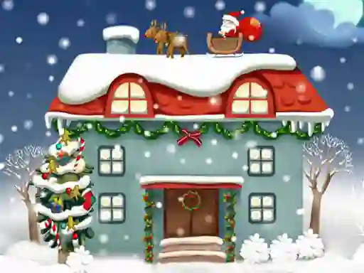 Christmas Rooms Differences เกมออนไลน์