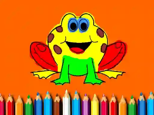 Back To School: Frog Coloring Book เกมออนไลน์