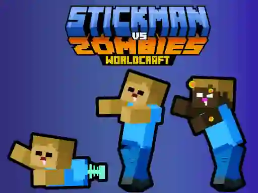 Stickman vs Zombies WorldCraft เกมออนไลน์