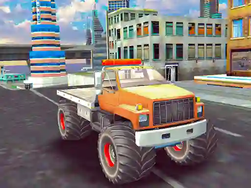 Monster Truck Stunts Free Jeep Racing เกมออนไลน์