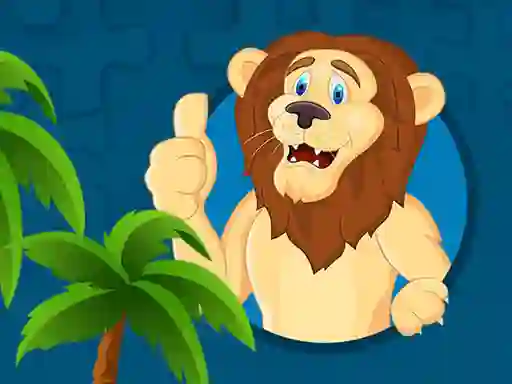Strong Lions Jigsaw เกมออนไลน์