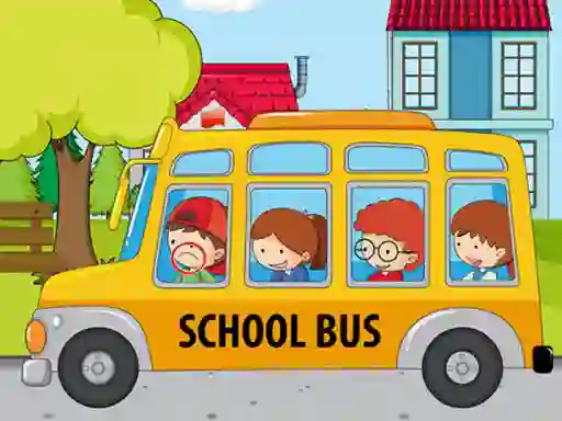 School Bus Differences เกมออนไลน์
