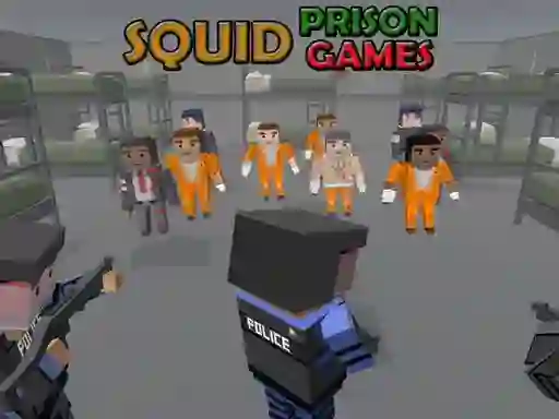 Squid Prison Games เกมออนไลน์