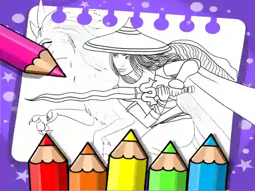 Raya And The Last Dragon Coloring Book เกมออนไลน์