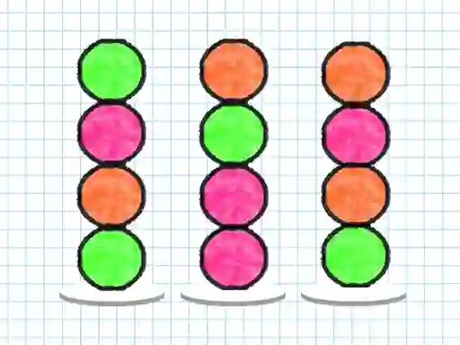 Ball Sort Paper Note เกมออนไลน์